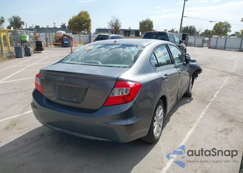 2012 Honda Civic Ex-L из США, поврежденный, VIN 19XFB2F9XCE305779